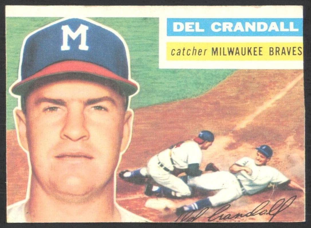Del Crandall 1956 topps Topps