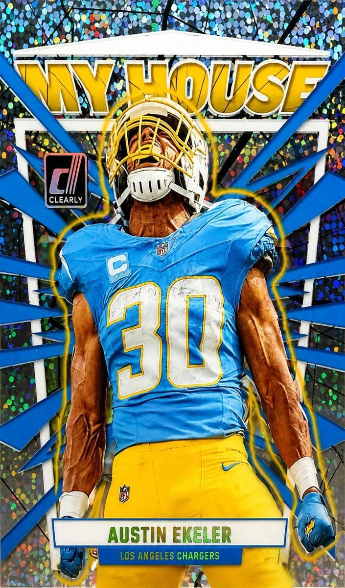 Austin Ekeler 2023 panini Clearly Donruss