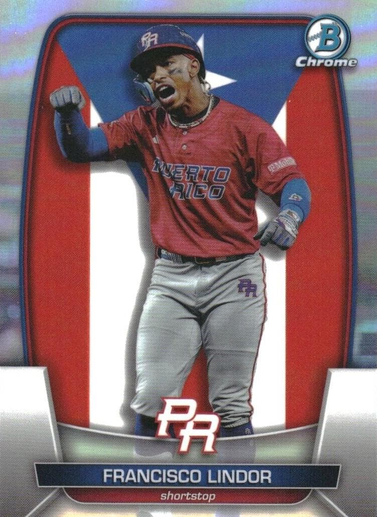 Francisco Lindor 2023 bowman Bowman Chrome
