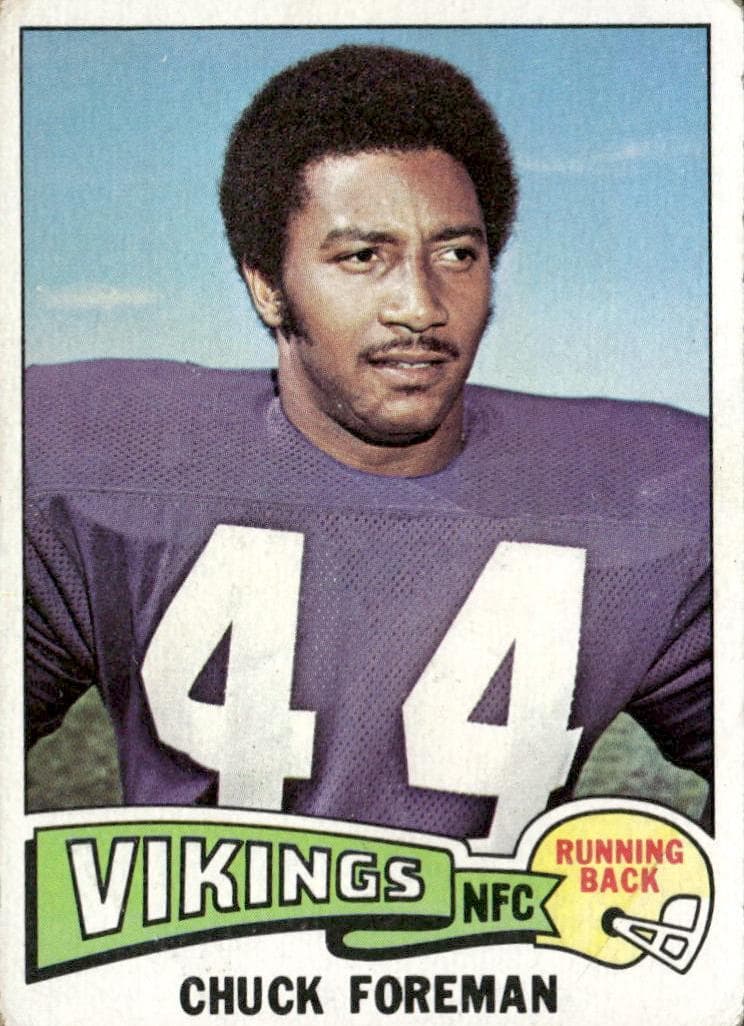 Chuck Foreman 1975 topps Topps
