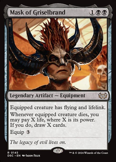 Mask of Griselbrand 2021 Magic: The Gathering