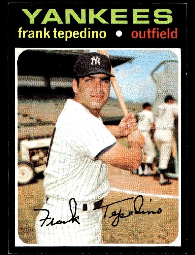 Frank Tepedino 1971 topps Topps