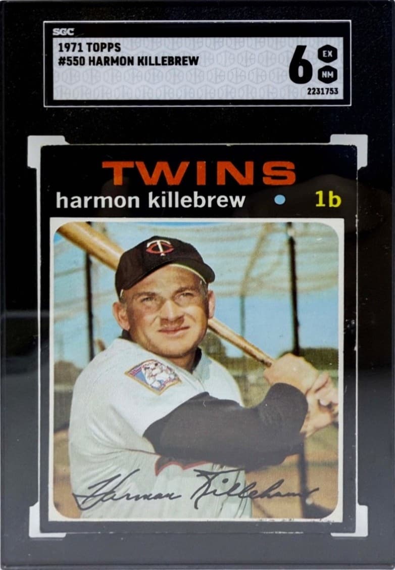 (BB10) VINTAGE HARMON KILLEBRE 1971 Topps