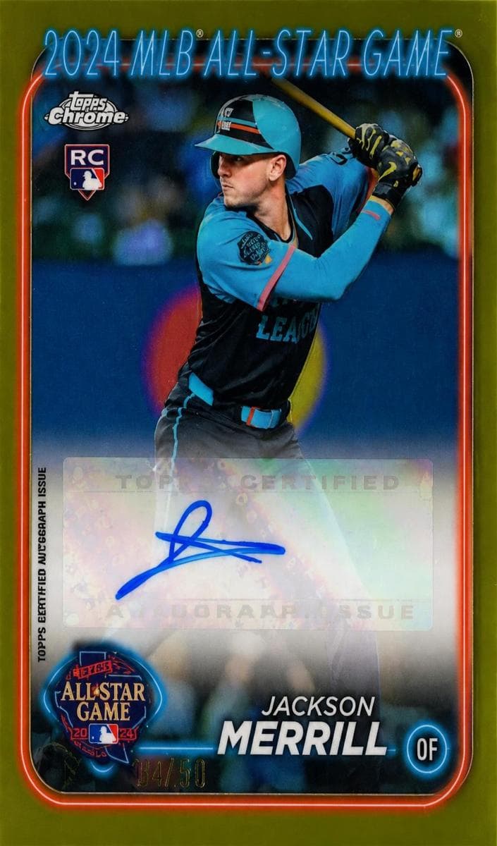 Jackson Merrill 2024 topps Topps Chrome Update