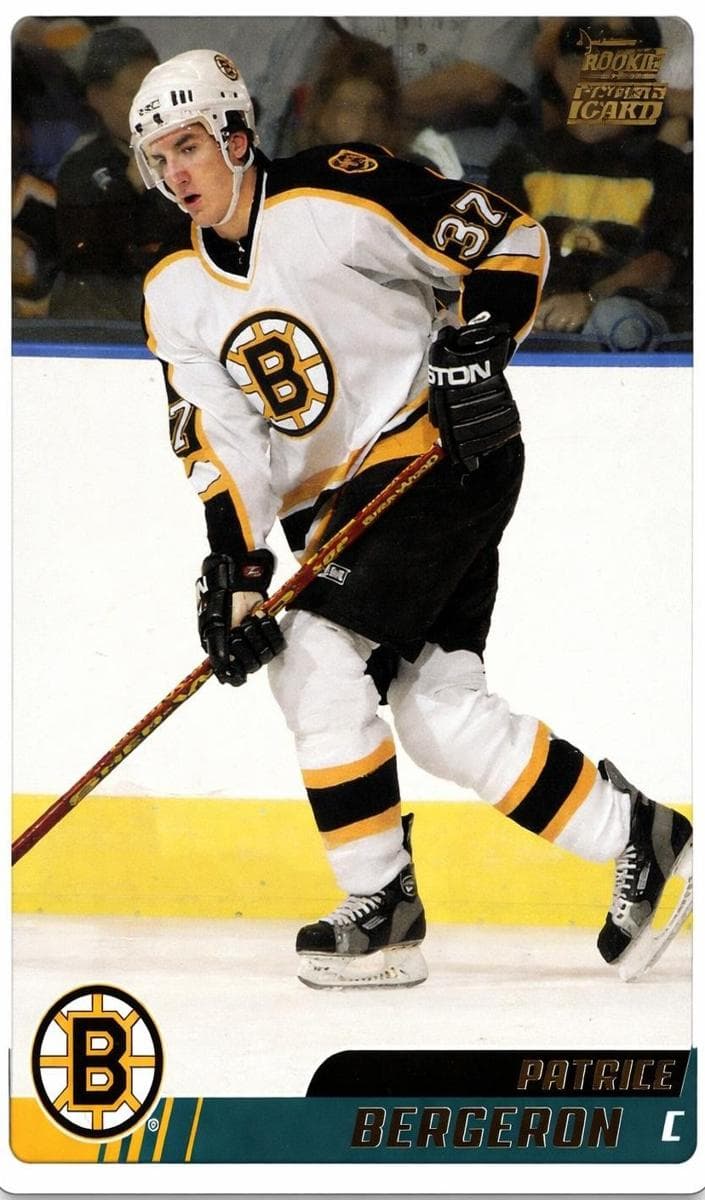 Patrice Bergeron trading card