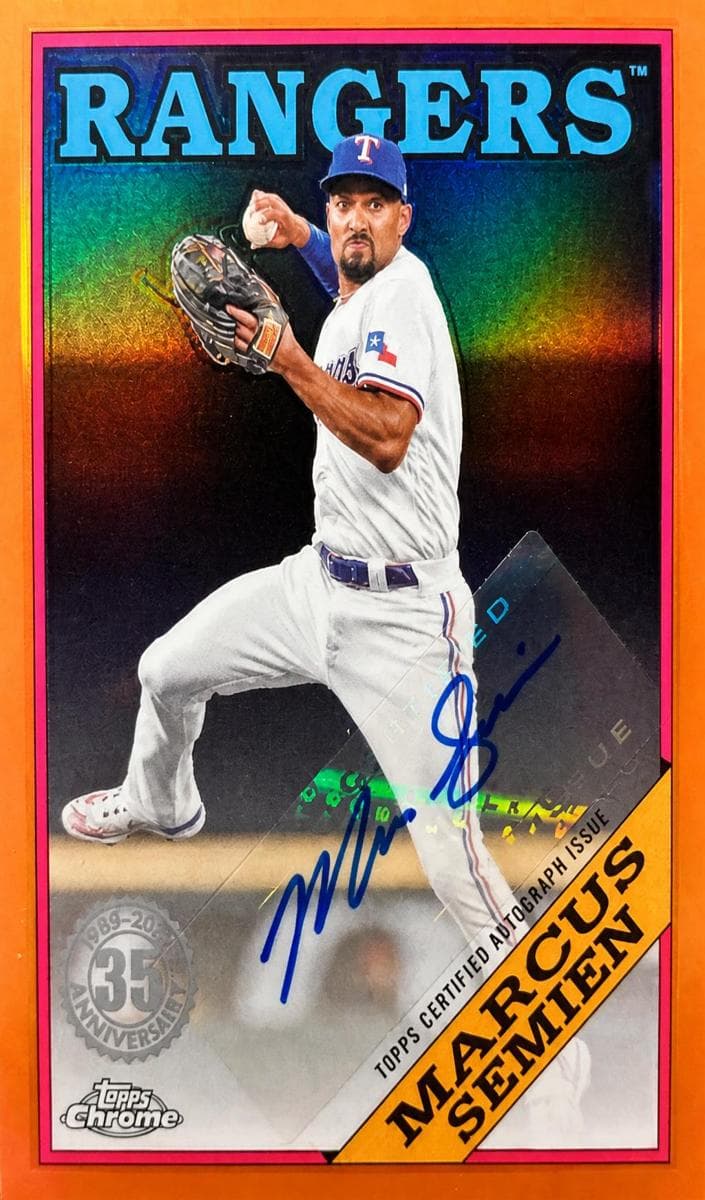 Marcus Semien 2023 topps Topps Chrome Update