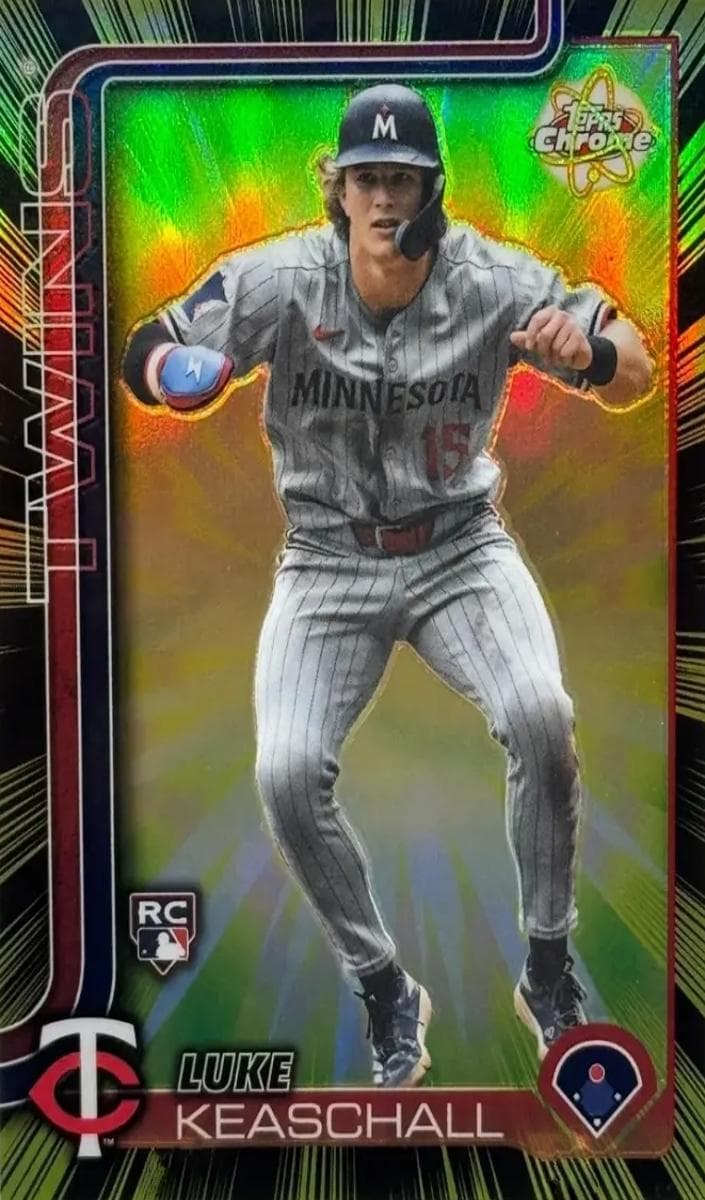 Luke Keaschall 2025 topps Topps Chrome Update