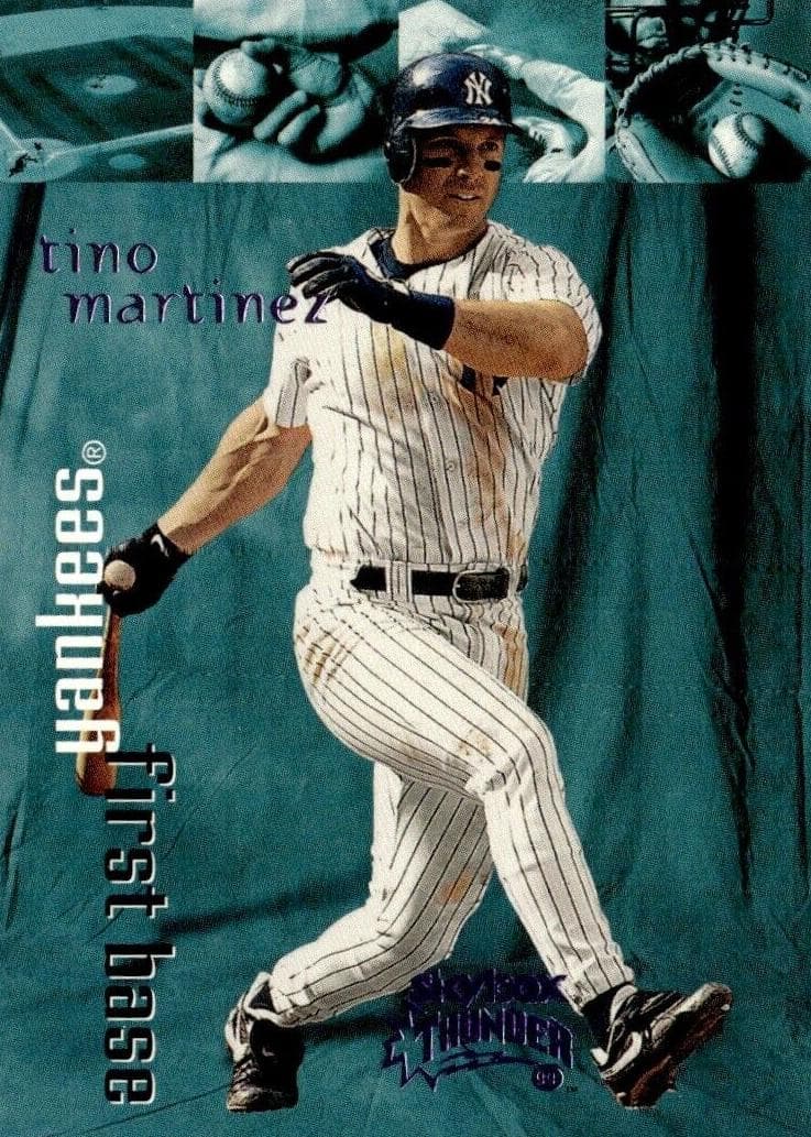 Tino Martinez 1999 fleer SkyBox Thunder