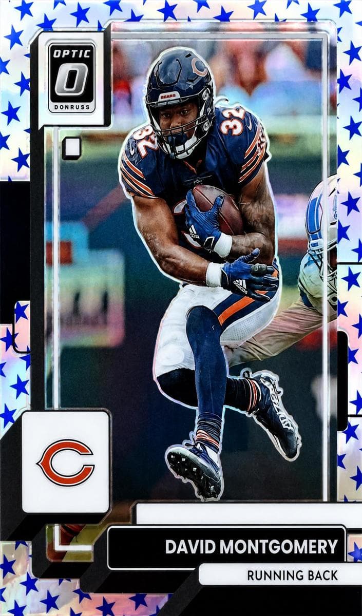 David Montgomery 2022 panini Donruss Optic
