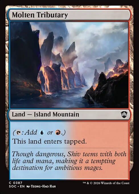 Molten Tributary 2022 Magic: The Gathering Dominaria United