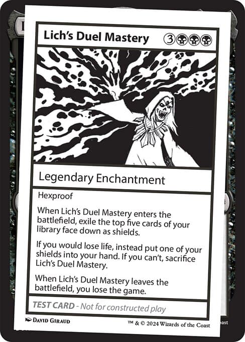 Lich's Duel Mastery 2024 Magic: The Gathering Mystery Booster 2