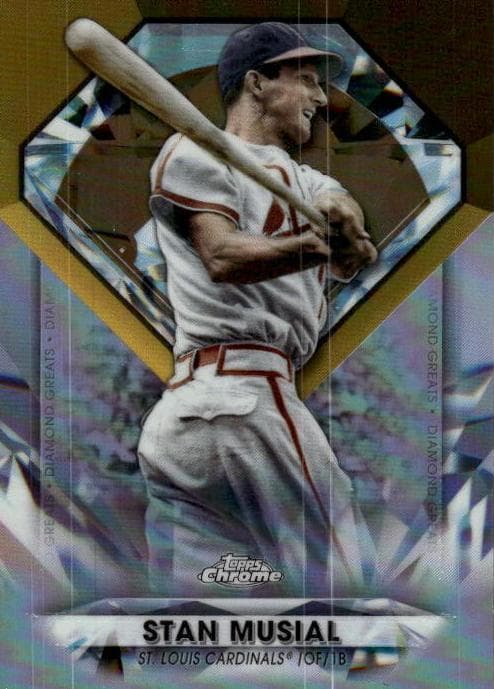 Stan Musial 2022 topps Topps Chrome Update