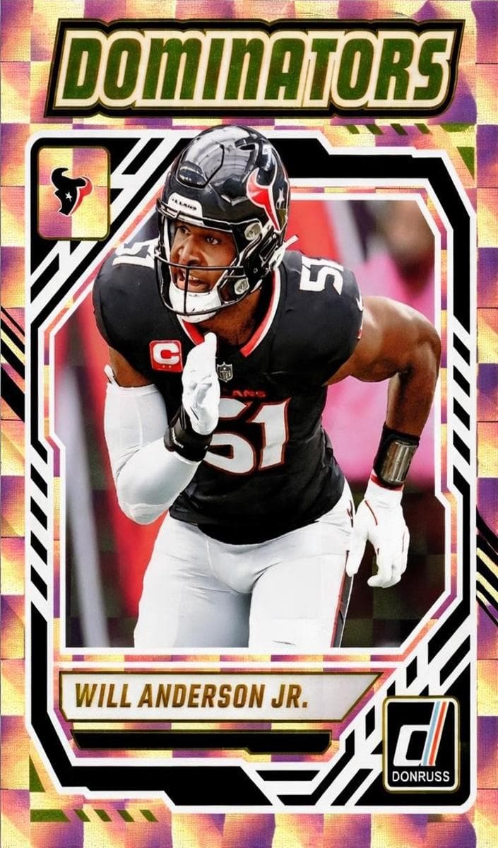 Will Anderson Jr. 2025 panini Donruss