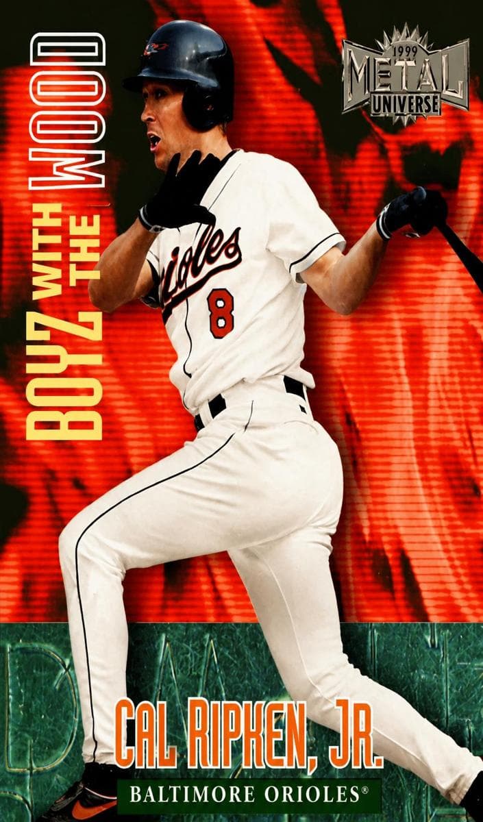 Cal Ripken Jr. 1999 fleer Skybox Metal Universe