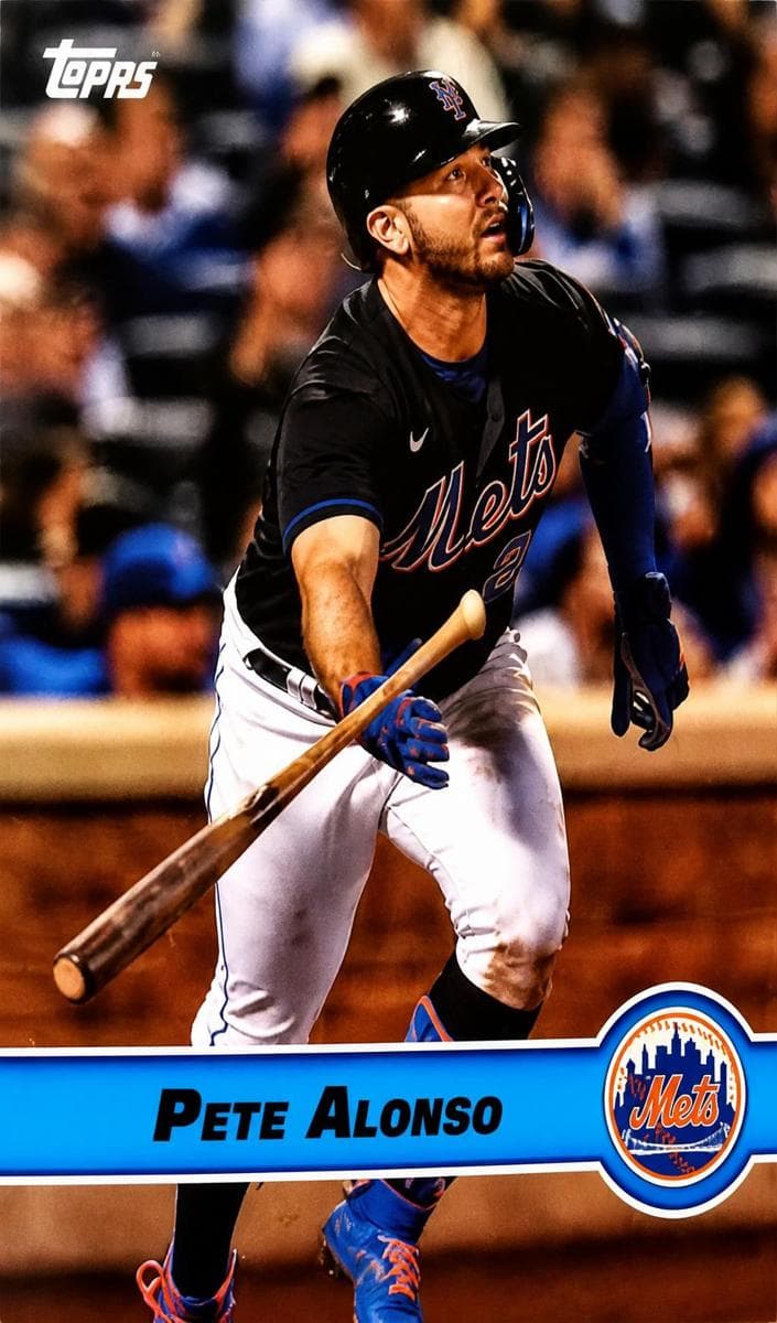 Pete Alonso 2022 topps Topps UK Edition