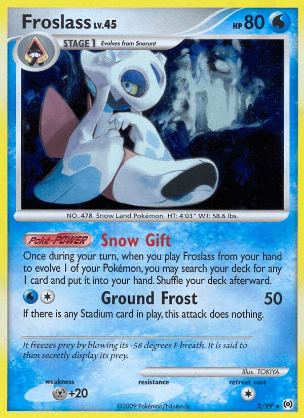 Froslass 2009 Pokemon Arceus
