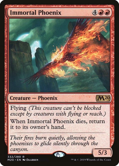 Immortal Phoenix 2019 Magic: The Gathering Core Set 2020