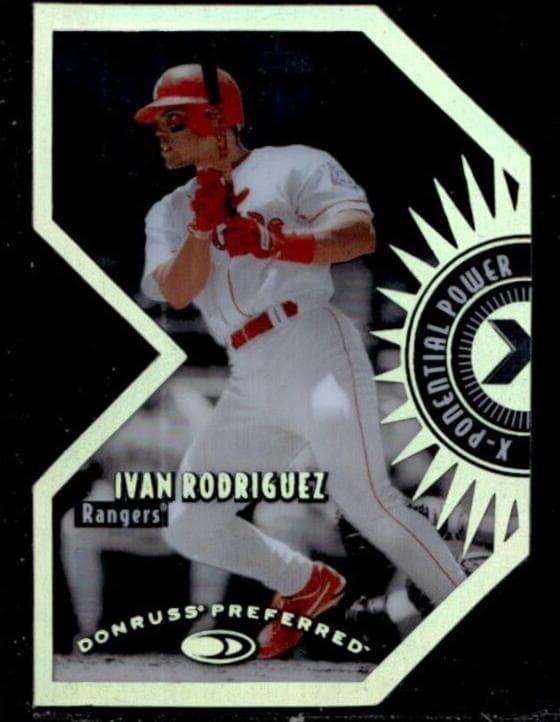 Ivan Rodriguez 1997 panini Donruss Preferred