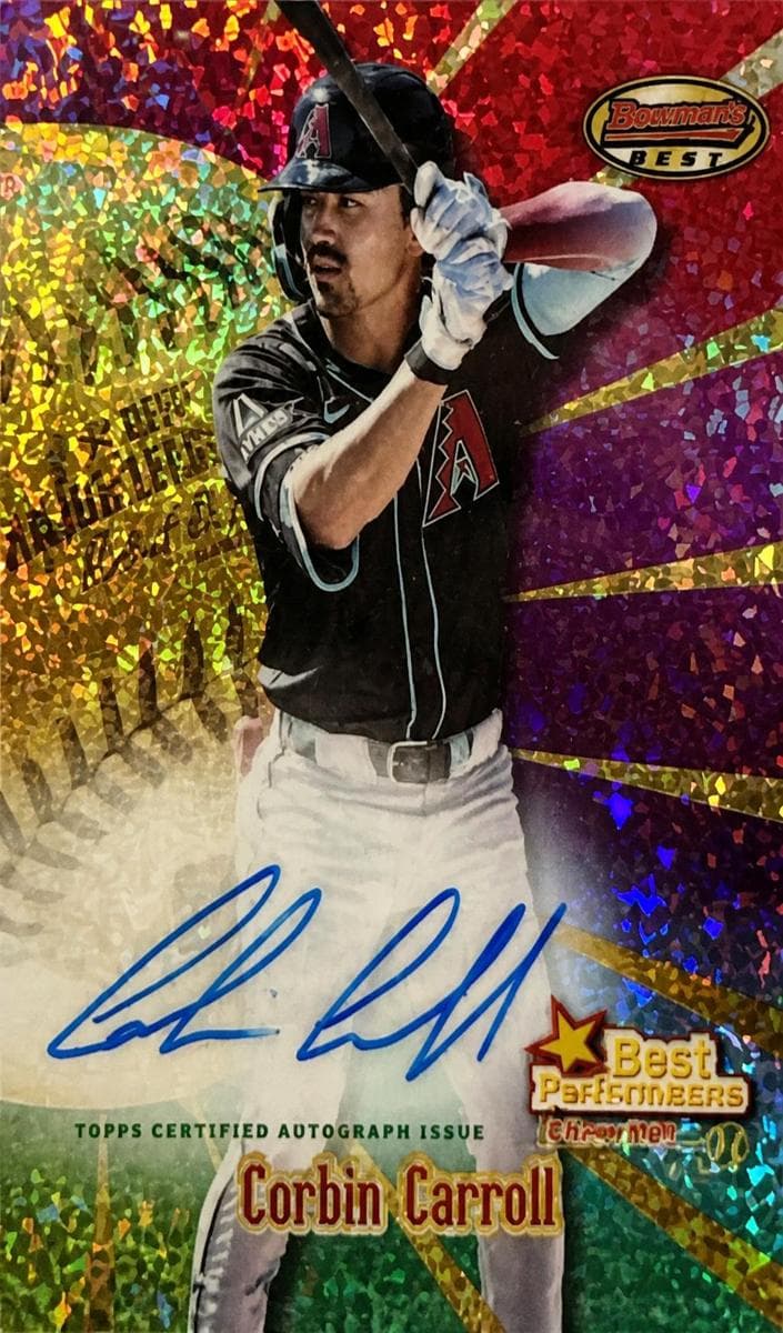 Corbin Carroll 2025 bowman Bowman Best