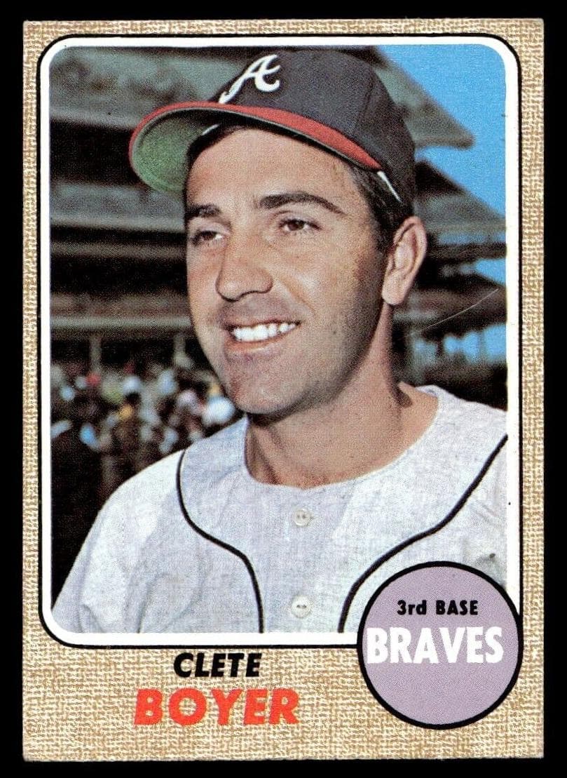 Clete Boyer 1968 topps Topps