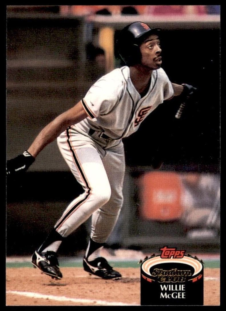 Willie McGee 1992 unknown Stadium Club