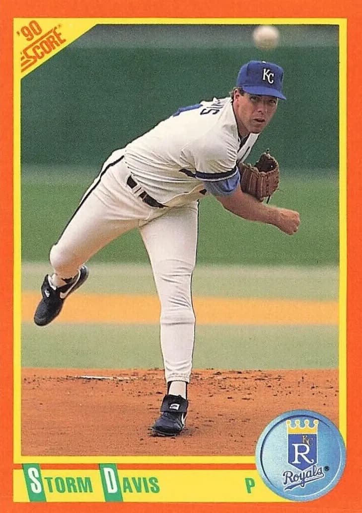 Storm Davis 1990 panini