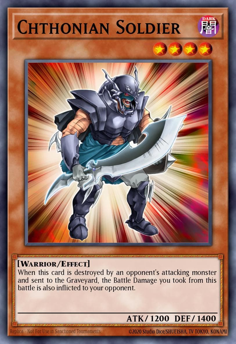 Chthonian Soldier 2005 Yu-Gi-Oh! Elemental Energy