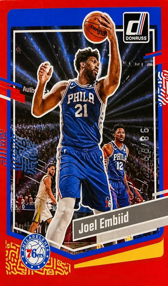 Joel Embiid 2023 panini Donruss