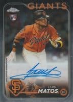 Luis Matos 2024 topps Topps Chrome