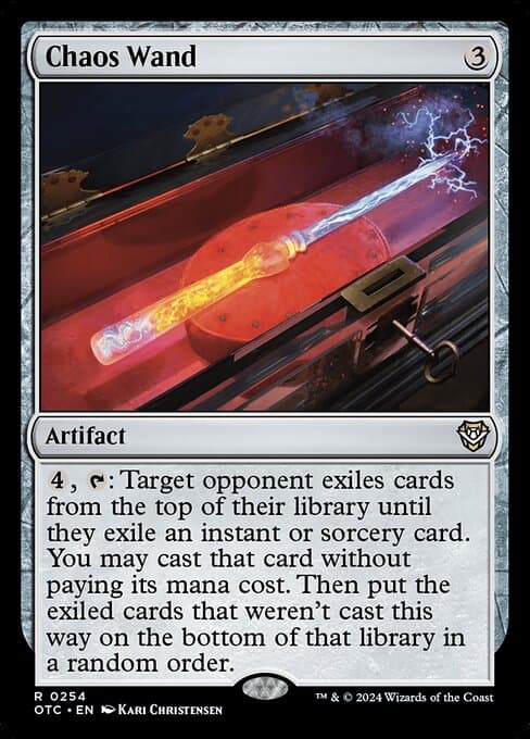 Chaos Wand 2022 Magic: The Gathering Commander Legends: Battle for Baldur's Gate