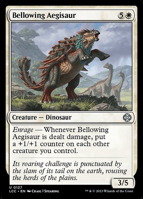 Bellowing Aegisaur 2017 Magic: The Gathering Ixalan