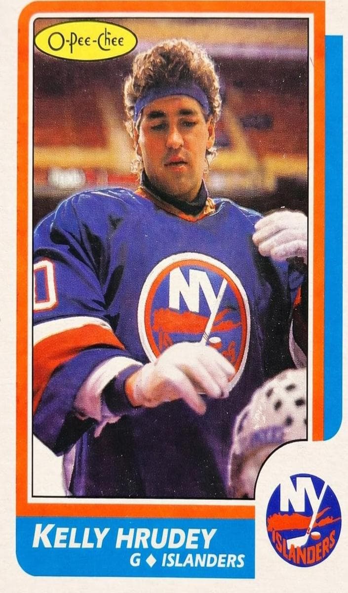 Kelly Hrudey 1986 topps O-Pee-Chee