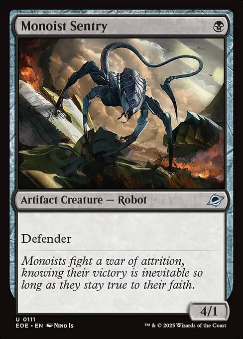 Monoist Sentry 2025 Magic: The Gathering Edge of Eternities