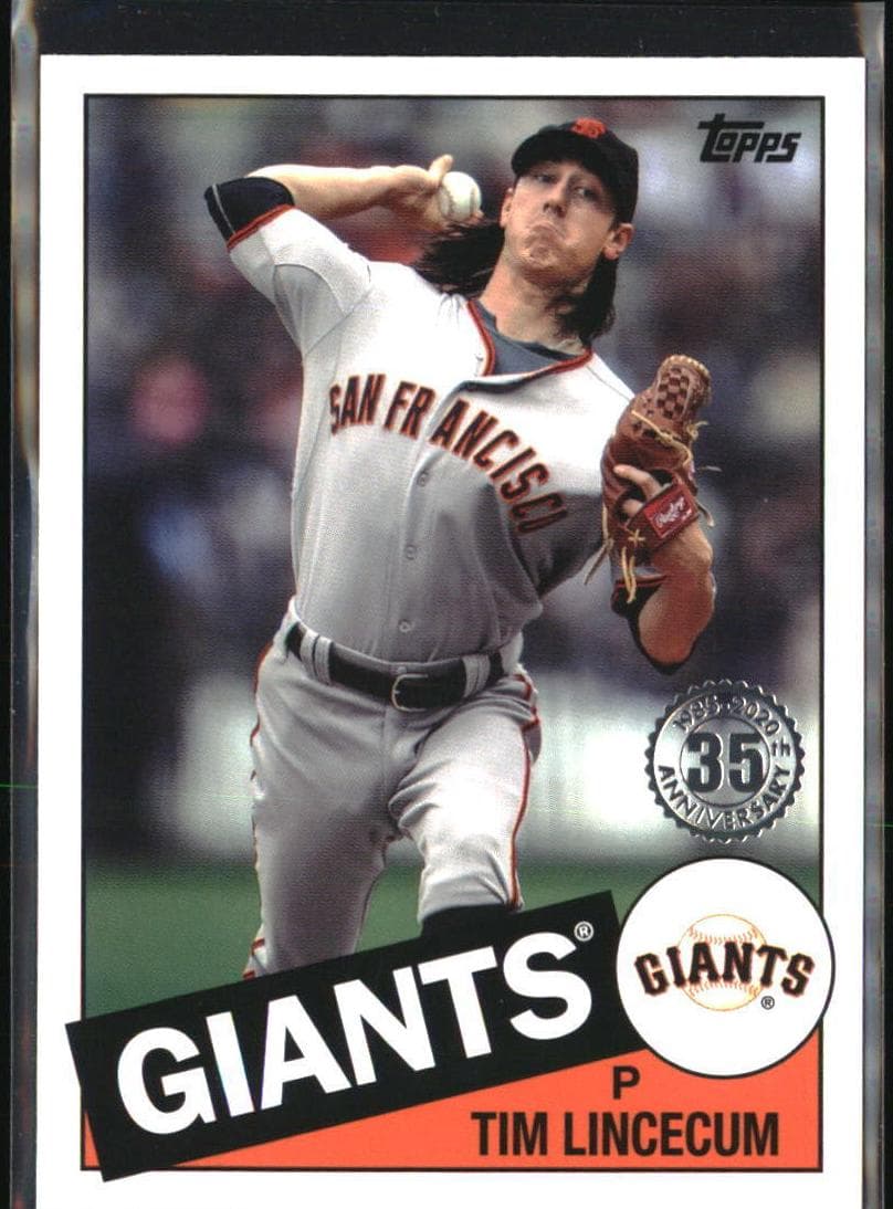 Tim Lincecum 2020 topps Topps Update
