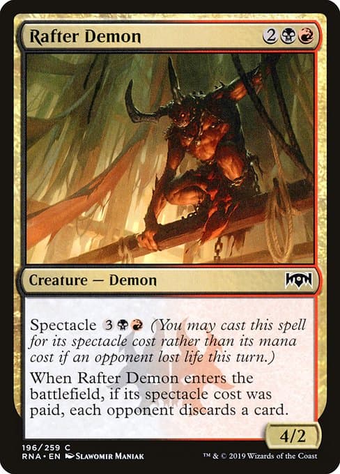Rafter Demon 2019 Magic: The Gathering