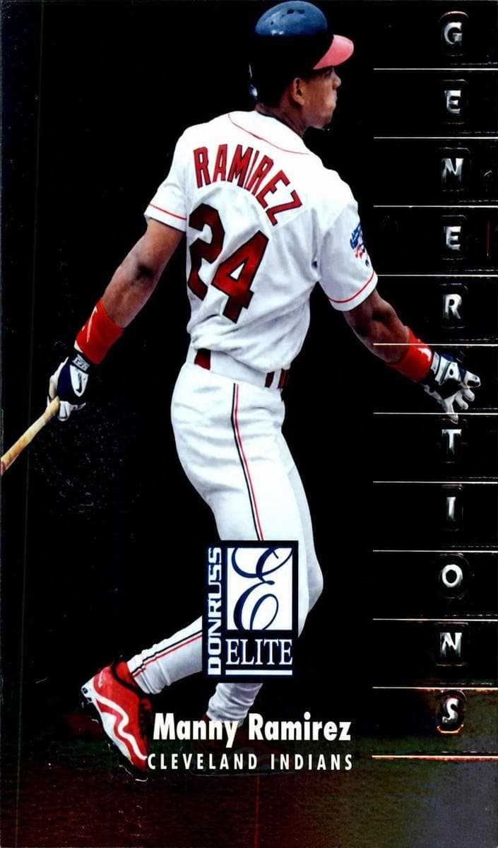 Manny Ramirez 1998 panini Donruss Collections