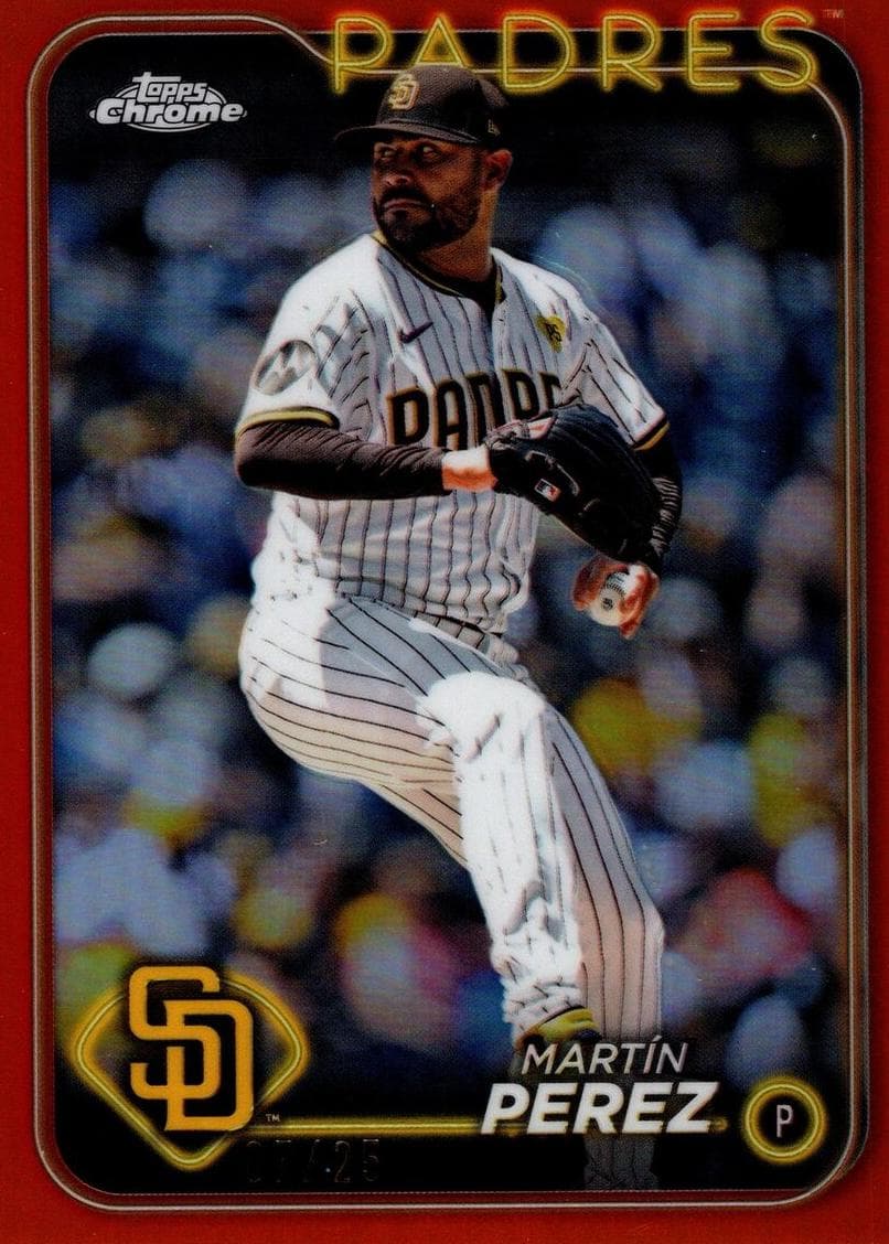 Martin Perez trading card