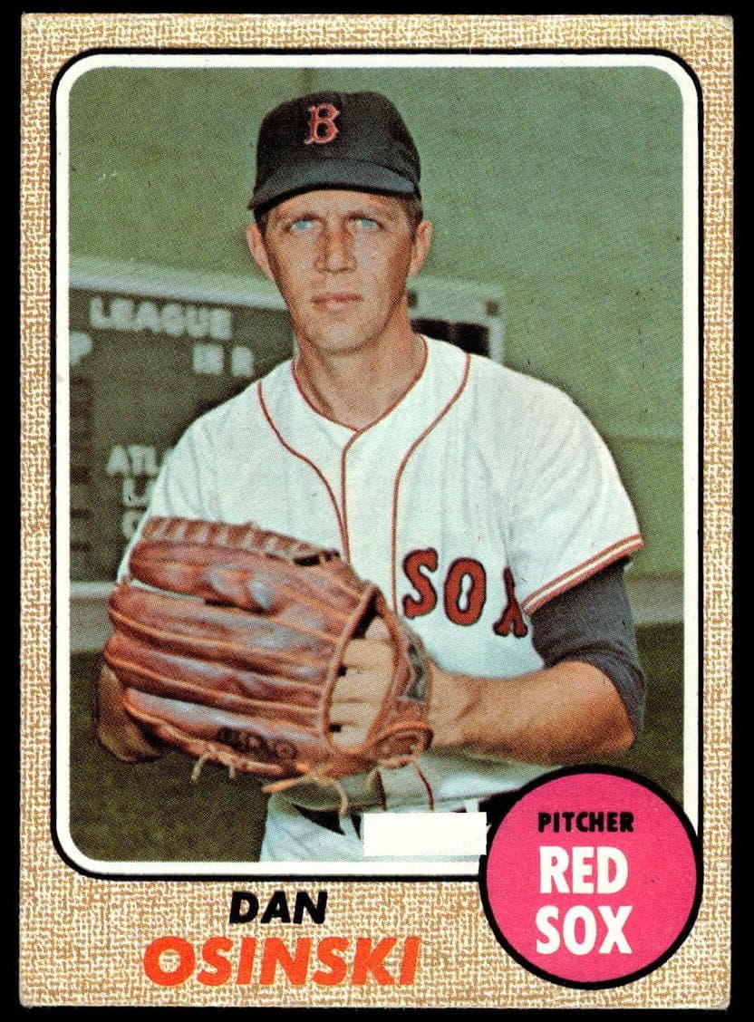 Dan Osinski 1968 topps Topps