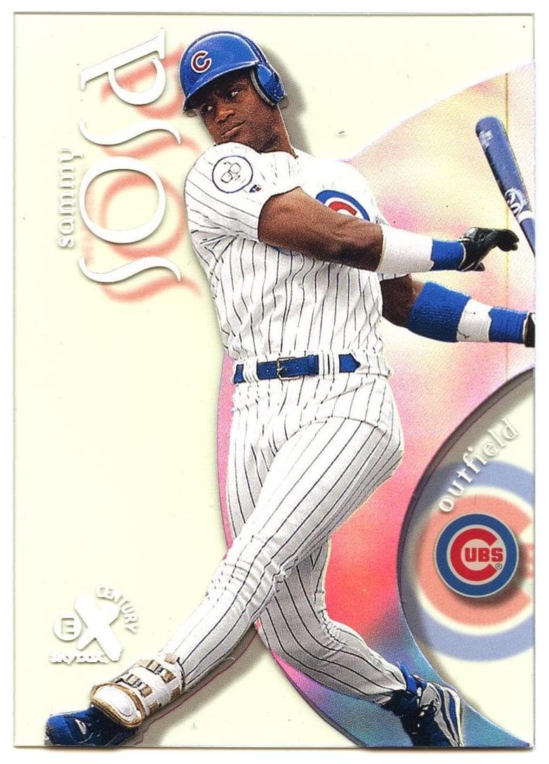 Sammy Sosa 1999 fleer SkyBox E-X Century