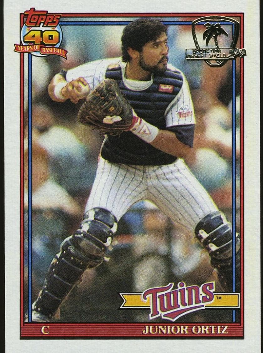 Junior Ortiz 1991 topps O-Pee-Chee
