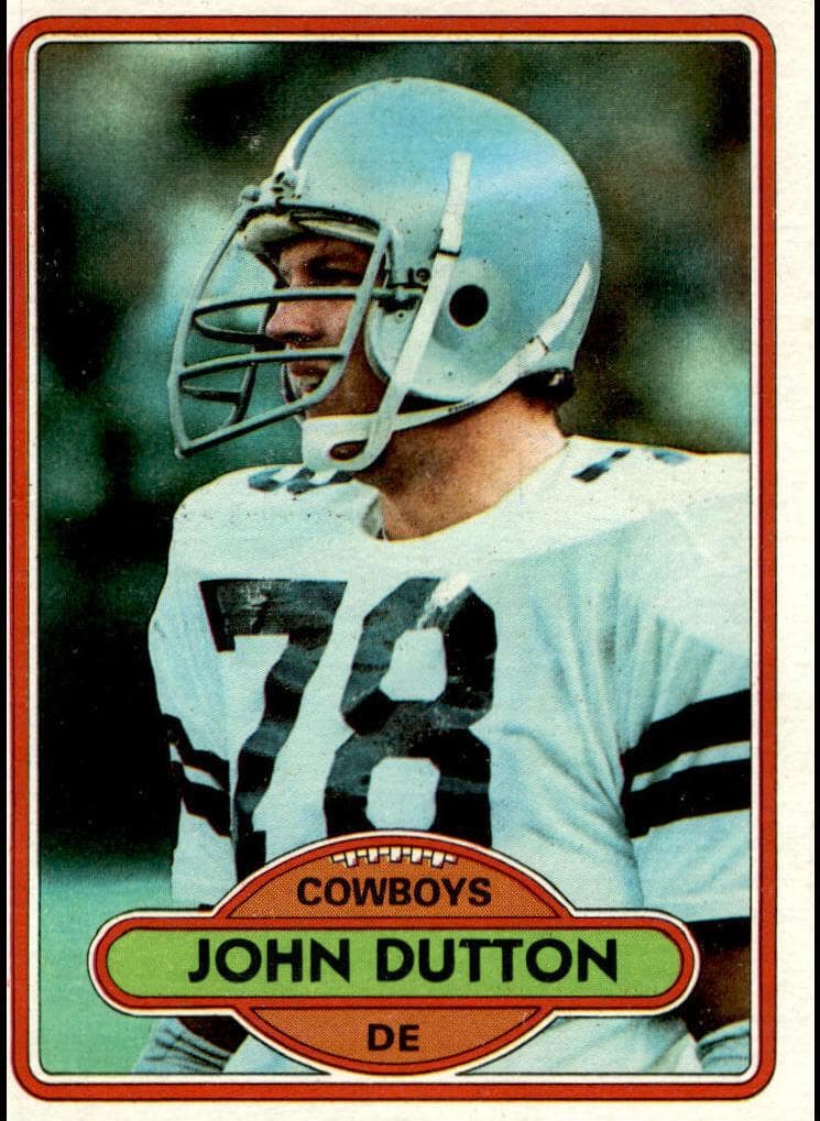 John Dutton 1980 topps Topps