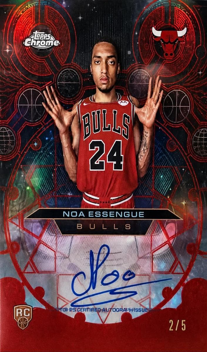 Noa Essengue 2025 topps Topps Chrome