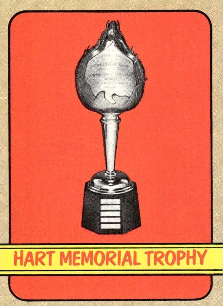 Hart Memorial Trophy 1972 topps Topps
