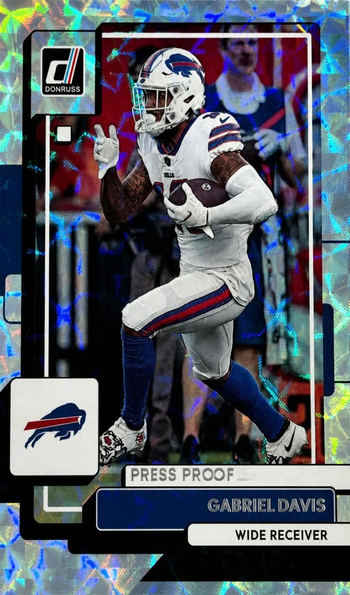 Gabriel Davis 2022 panini Donruss