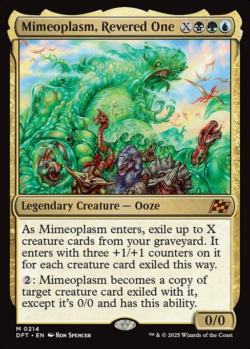Mimeoplasm, Revered One 2025 Magic: The Gathering