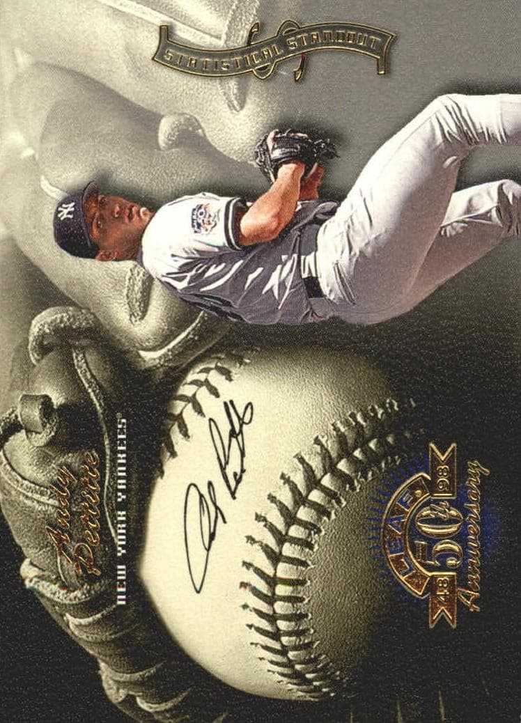 Andy Pettitte 1998 leaf Leaf