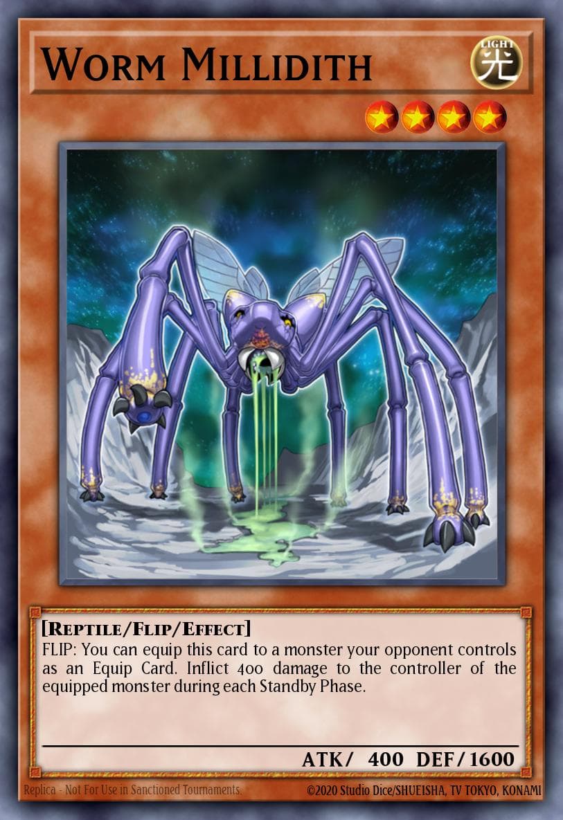 Worm Millidith 2010 Yu-Gi-Oh! Hidden Arsenal 2