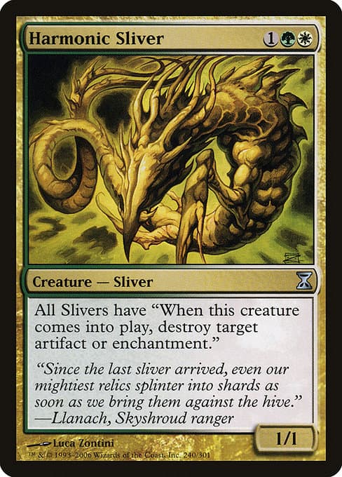 Harmonic Sliver 2020 Magic: The Gathering The List Reprints Foil
