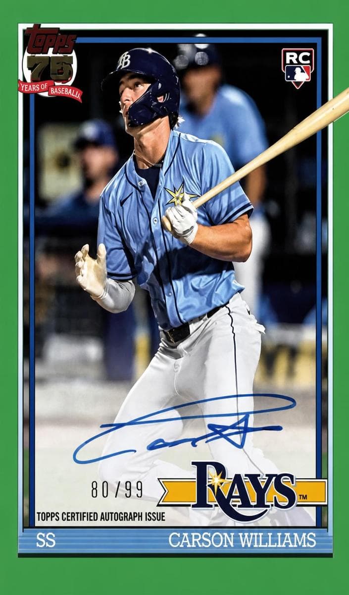 Carson Williams trading card