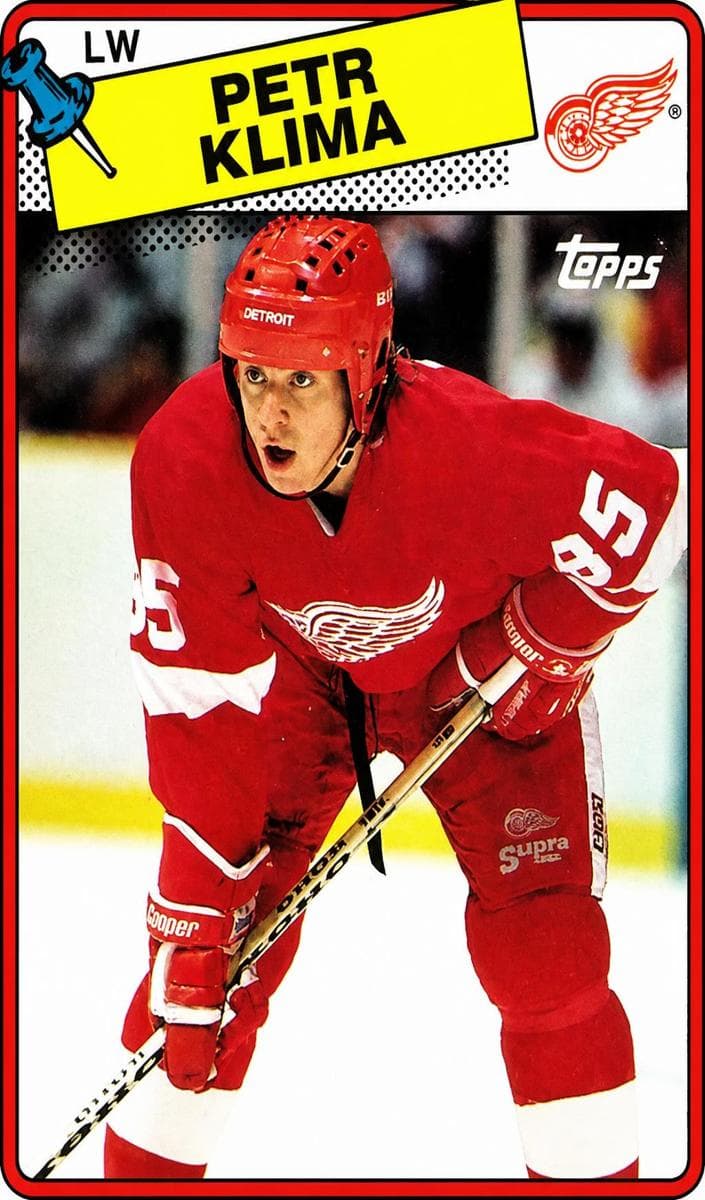 Petr Klima 1988 topps Topps